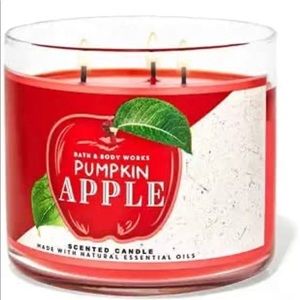 Bath and Body Works Pumpkin Apple 3-Wick Candle